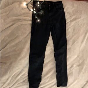 Black American Eagle High rise jeggings